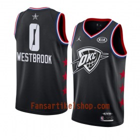 Oklahoma City Thunder Trikot Russell Westbrook 0 2019 All-Star Jordan Brand Schwarz Swingman - Herren